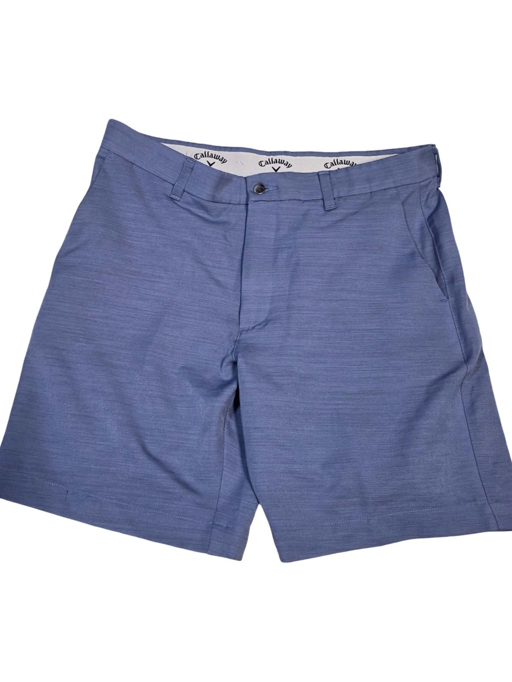 Callaway Men's Heathered Blue Golf Hybrid Shorts